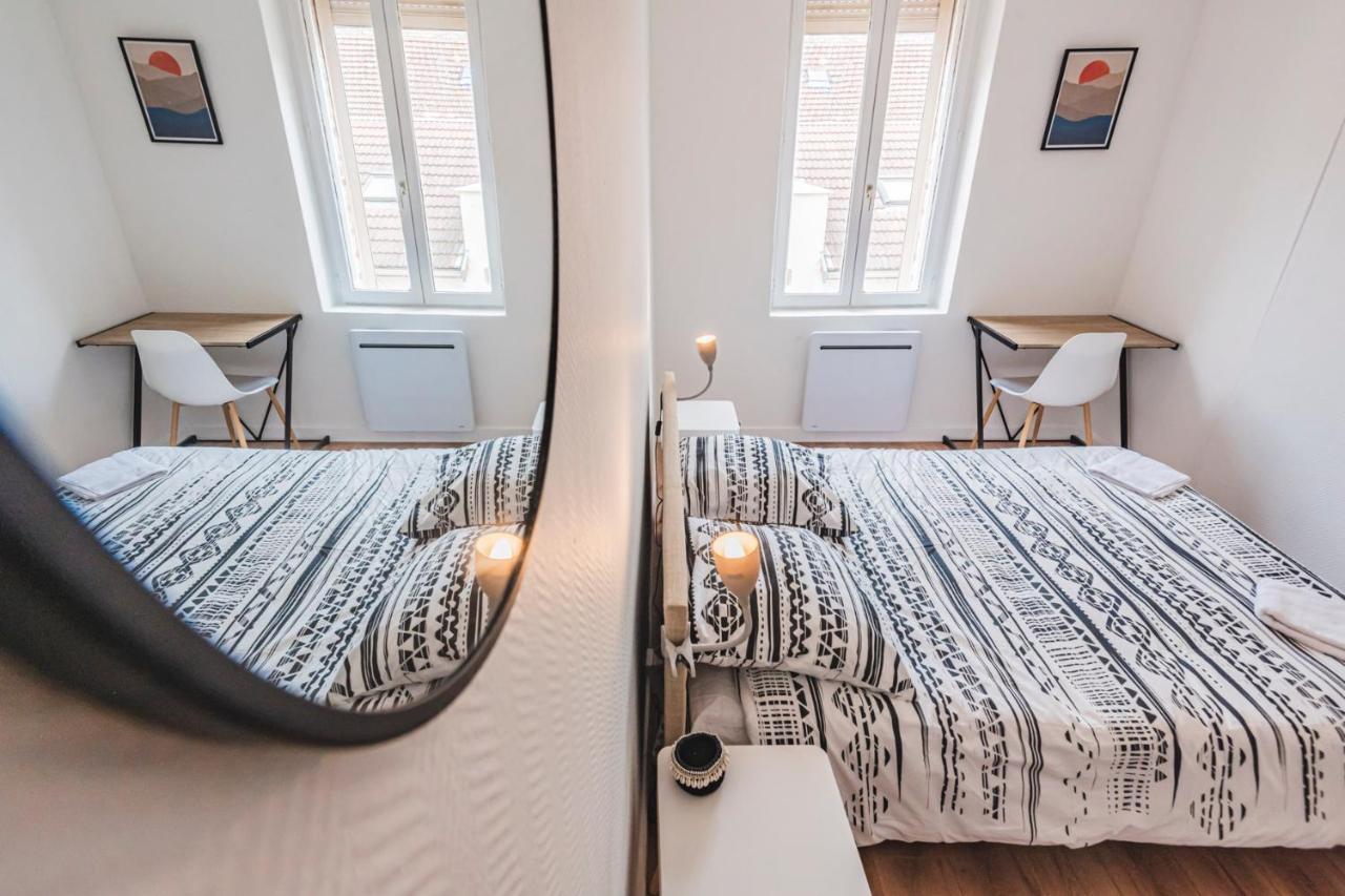 Majorelle - Paisible 2 Chambres - Centre Gare Reims Ngoại thất bức ảnh